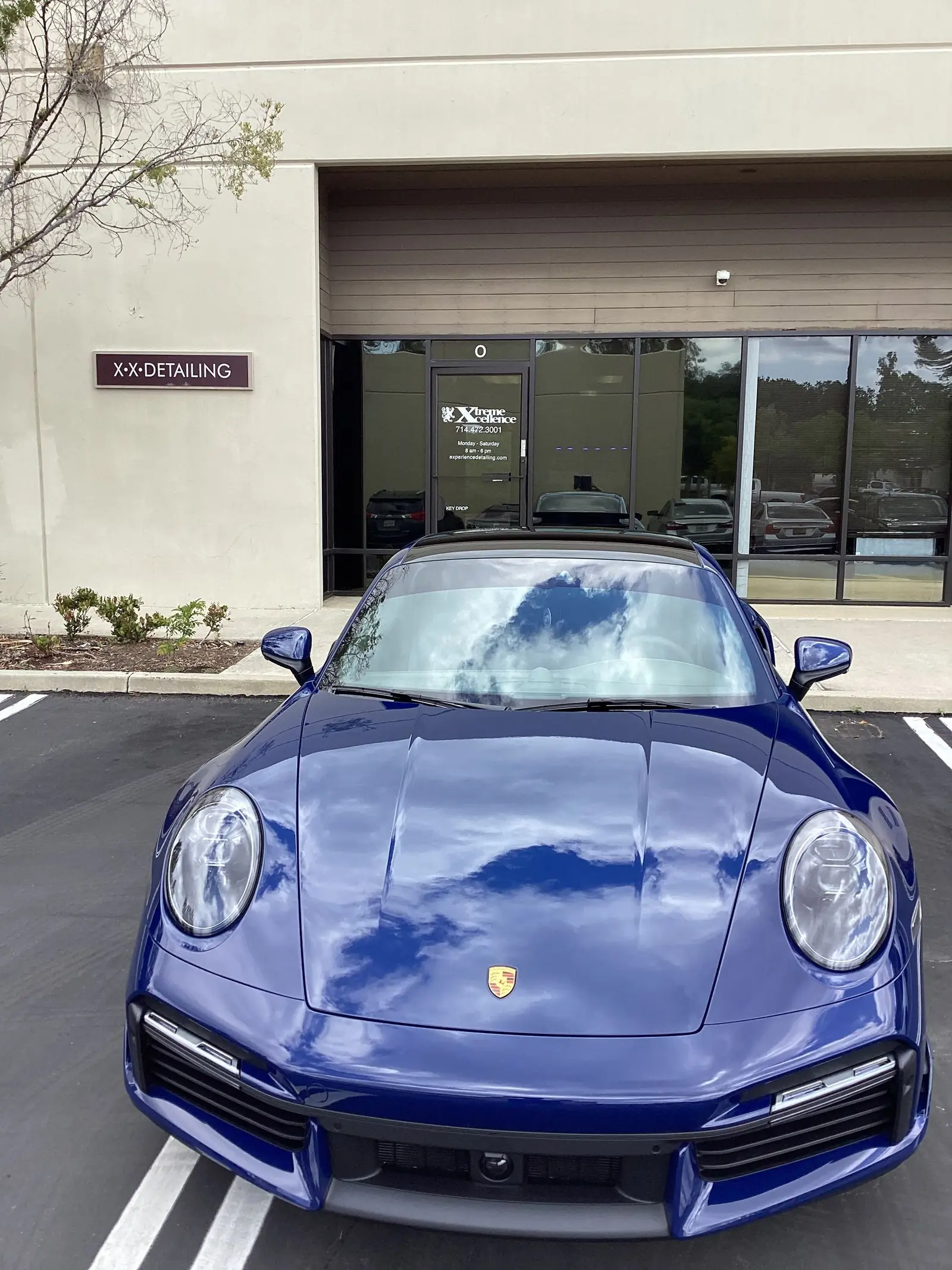 Vehicle with a deep gloss finish at the VANGUARD studio