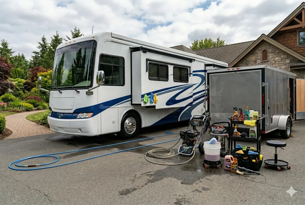 Recreational vehicle detailed by VANGUARD